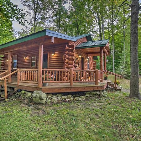 Вілла Updated Manistique Log Cabin, Yard And Fire Pit Екстер'єр фото